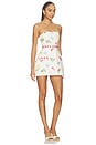 view 2 of 3 Strapless Bethany Romper in Boardwalk Print