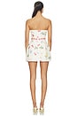 view 3 of 3 Strapless Bethany Romper in Boardwalk Print