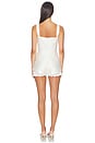 view 3 of 4 Giulia Romper in White