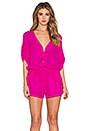view 1 of 4 Remy Romper in Hot Pink Light