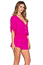 view 2 of 4 Remy Romper in Hot Pink Light