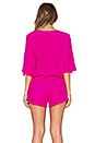 view 3 of 4 Remy Romper in Hot Pink Light