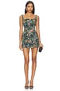 view 1 of 3 Rhonda Romper in Malachite Multi