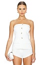 view 1 of 4 Kourt Strapless Top in Ivory