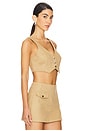 view 2 of 4 Ethan Cropped Vest in Khaki