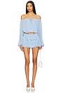 view 4 of 4 Dallas Top in Baby Blue