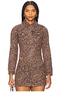 view 1 of 4 Bristol Top in Brown Paisley