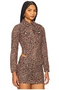 view 2 of 4 Bristol Top in Brown Paisley