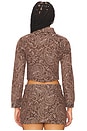 view 3 of 4 Bristol Top in Brown Paisley