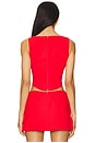 view 3 of 4 Bellini Top in Crimson