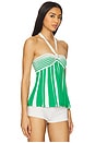 view 2 of 4 Dianella Top in Ivory & Green