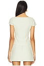 view 3 of 5 Short Sleeve Antonia Top in Mint