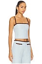 view 2 of 4 x REVOLVE Windsor Top in Baby Blue & Chocolate Brown