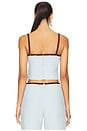 view 3 of 4 x REVOLVE Windsor Top in Baby Blue & Chocolate Brown