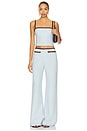view 4 of 4 x REVOLVE Windsor Top in Baby Blue & Chocolate Brown