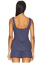 view 3 of 5 x REVOLVE Empire Top in Navy Polkadot