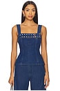 view 1 of 4 Thalia Top in True Blue Wash