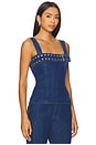 view 2 of 4 Thalia Top in True Blue Wash