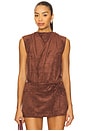 view 1 of 4 x REVOLVE Freya Suede Top in Cocoa