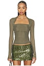 view 1 of 4 Delilah Top in Olive