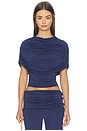 view 1 of 4 Marcelle Top in Navy