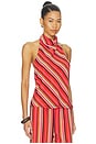 view 2 of 4 Top Samba in Soleil Stripes Print