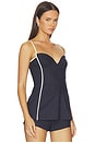 view 2 of 4 Olivette Top in Navy & Ivory