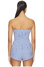 view 3 of 5 Linda Top in Blue Ivory