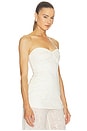 view 2 of 4 Strapless Soho Tunic in Eggshell