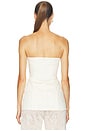 view 3 of 4 Strapless Soho Tunic in Eggshell