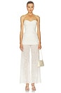 view 4 of 4 Strapless Soho Tunic in Eggshell
