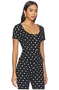 view 2 of 4 Nico Top in Black & Ivory