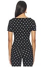 view 3 of 4 Nico Top in Black & Ivory