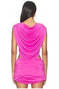 view 3 of 4 Amika Top in Dark Hot Pink