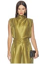 view 1 of 4 Sleeveless Fabienne Top in Olive