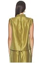 view 4 of 4 Sleeveless Fabienne Top in Olive