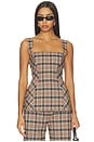 view 1 of 5 Andreina Top in Brown Combo