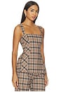view 2 of 5 Andreina Top in Brown Combo