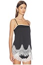 view 2 of 4 Audra Top in Black & Ivory