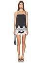 view 4 of 4 Audra Top in Black & Ivory