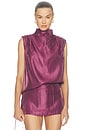 view 1 of 4 Sleeveless Fabienne Top in Berry