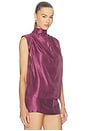 view 2 of 4 Sleeveless Fabienne Top in Berry