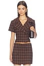 view 1 of 4 Emilie Top in Mocha
