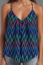 view 3 of 4 Button Back Cami in Zig Zag