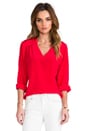 view 1 of 4 Everyday Stacie Shirt in Red