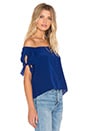 view 2 of 3 Desiree Top in Sapphire