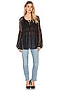 view 4 of 4 GENEVIENVE 블라우스 in Black