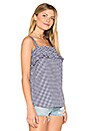 view 2 of 4 Cynthia Tank in Navy Gingham