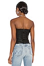 view 3 of 4 X REVOLVE Palma Leather Tube Top in Black