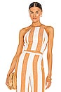 view 1 of 4 Kira Top in Ginger Ivory Stripe